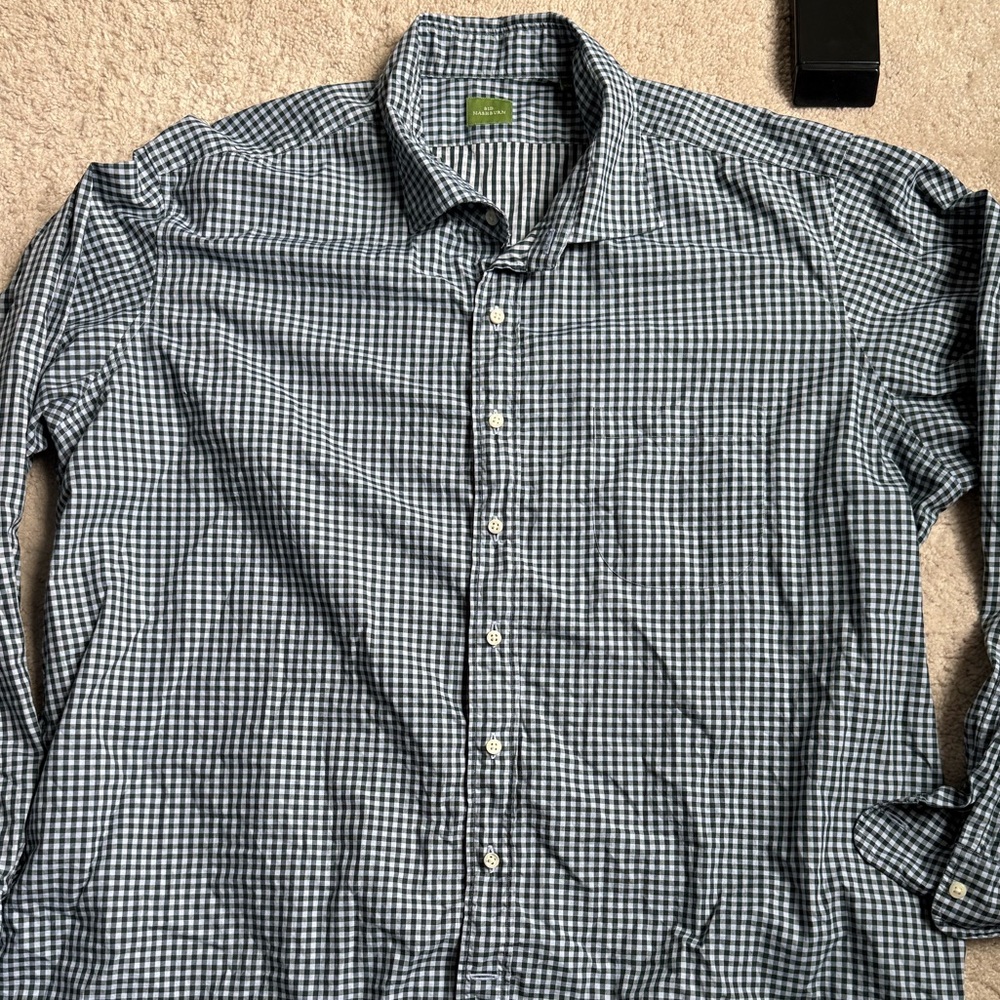 Sid Mashburn Checkered Shirt XXL